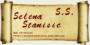 Selena Stanišić vizit kartica